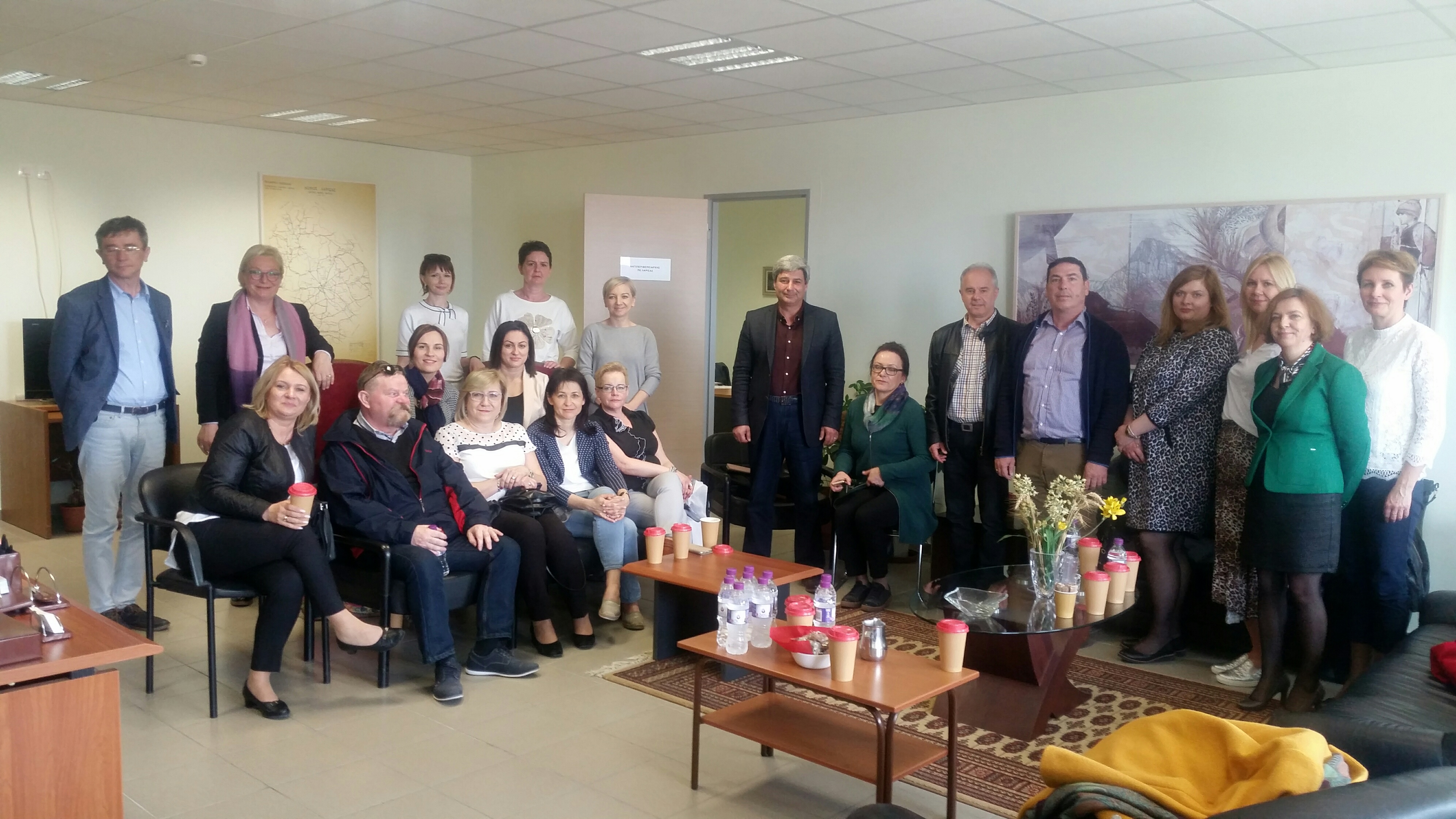 Επίσκεψη Πολωνών Εκπαιδευτικών στην Π.Ε. Λάρισας