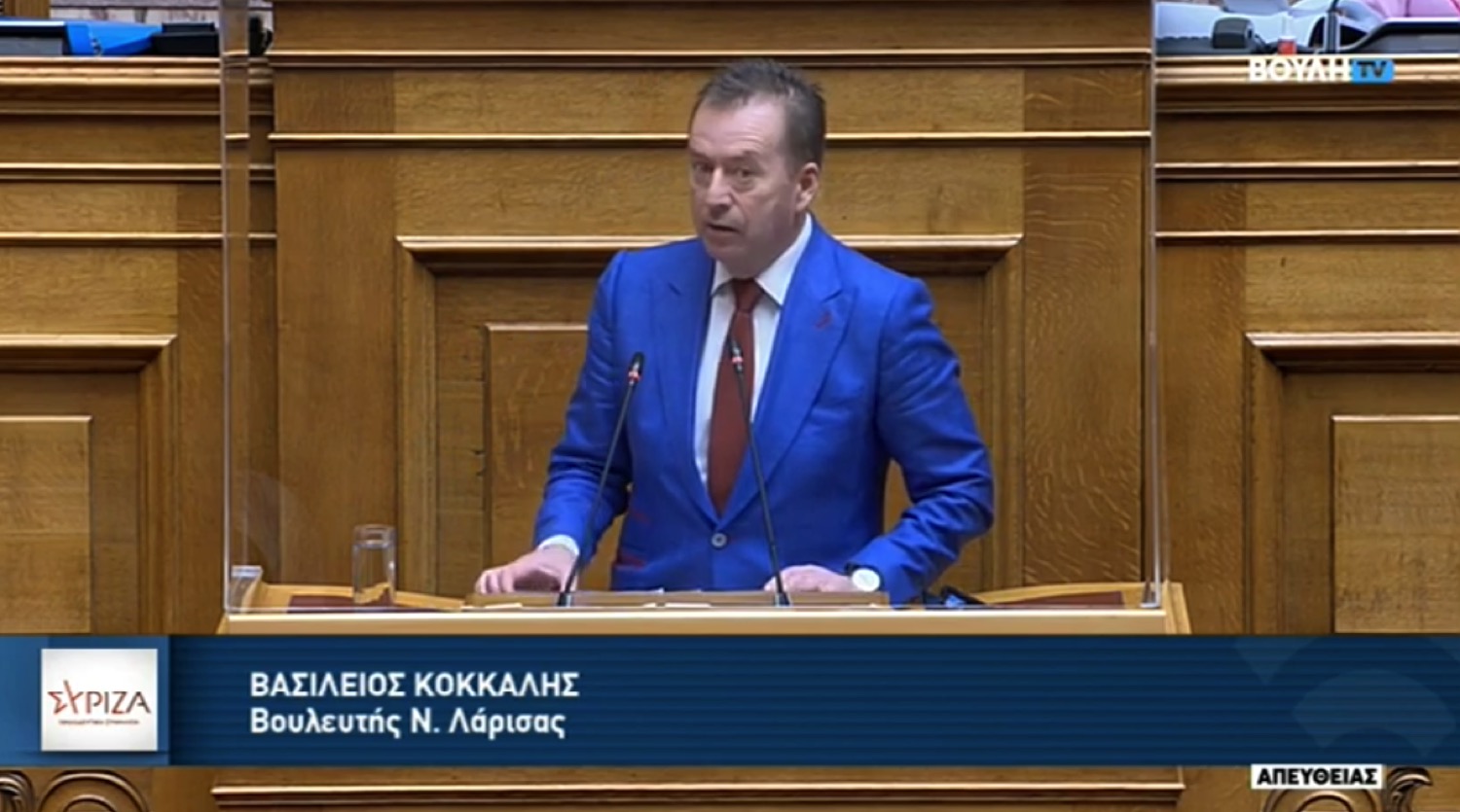 Κόκκαλης στη βουλή: Λέτε ψέματα στον Ελληνικό λαό για τη ρήτρα αναπροσαρμογής