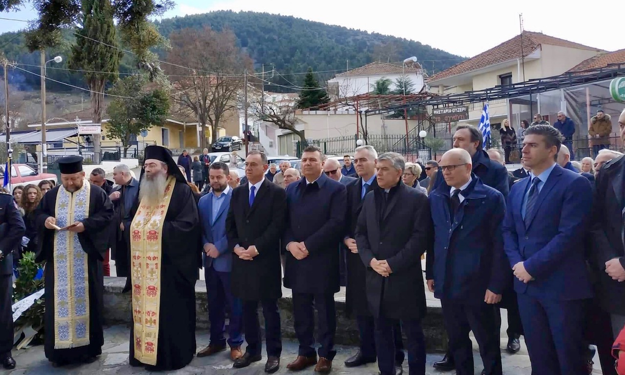 Ο Μάξιμος Χαρακόπουλος στις εκδηλώσεις μνήμης στο Δομένικο 