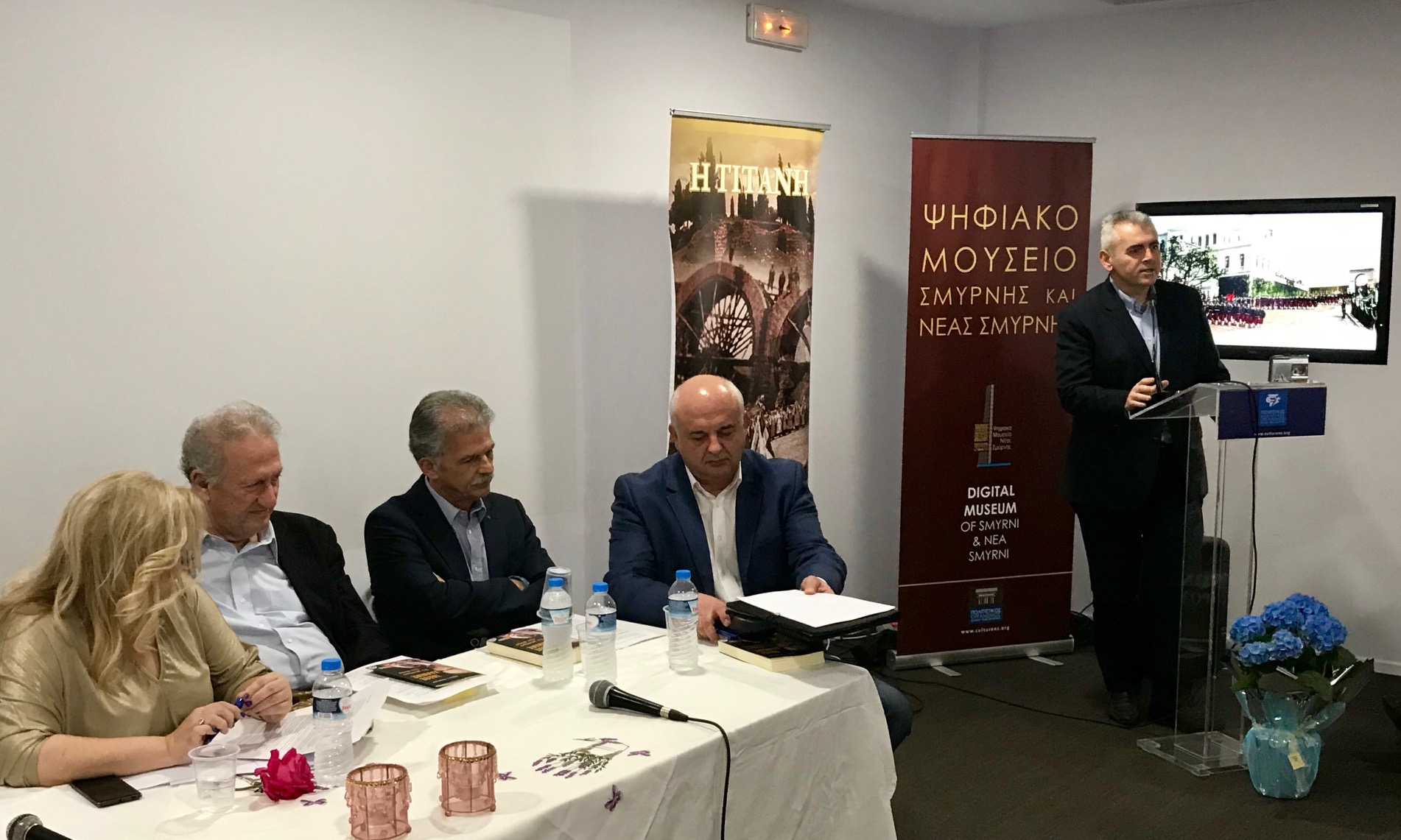 Ο Χαρακόπουλος στην παρουσίαση βιβλίου για τον βιρτουόζο κλαριντζή Τάσο Χαλκιά 
