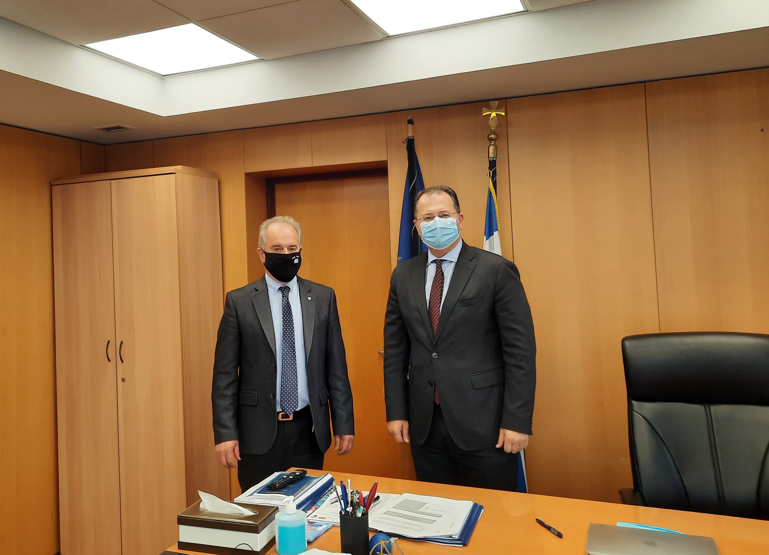 Με τον Υφυπουργό Ψηφιακής Διακυβέρνησης Γ.Στύλιο συναντήθηκε ο Γ.Μανώλης 