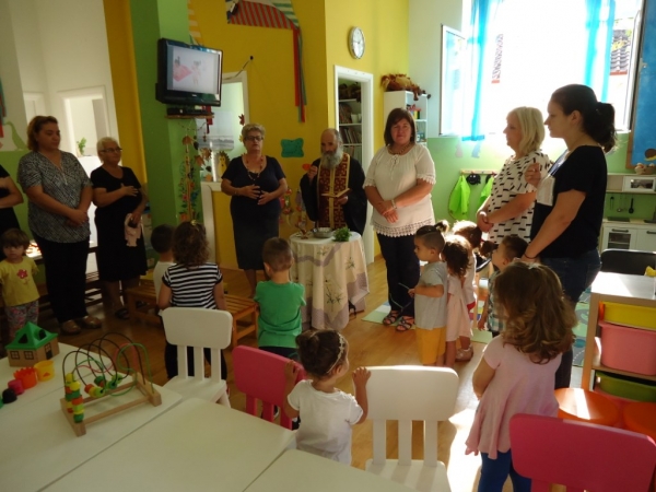 Αγιασμοί στους παιδικούς σταθμούς του Δήμου Τυρνάβου 