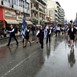 Παρέλαση για λίγους  στη Λάρισα λόγω βροχής 