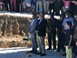 Ο Γιώργος Κατσιαντώνης στα αποκαλυπτήρια του μνημείου για τους τέσσερις αξιωματικούς στο Σαραντάπορο