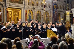 Με επιτυχία ολοκληρώθηκε η πρώτη βραδιά του Φεστιβάλ Χορωδιών Βυζαντινής Μουσικής Λάρισας