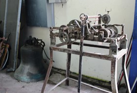 Ο μηχανισμός στο παλιό ρολόι της Λάρισας - Προχωρά η επανακατασκευή του (Εικόνες)