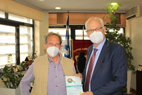 Συνάντηση Καλογιάννη – Αργυρόπουλου για την παρουσίαση του βιβλίου του για την κλιματική αλλαγή στην Θεσσαλία 