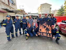 Πυροσβέστες της 1ης ΕΜΟΔΕ προσέφεραν βοήθεια στους πληγέντες της Γιαννουλης