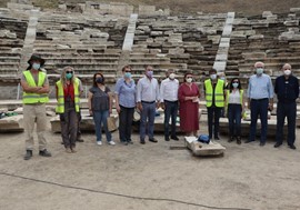 Λίνα Μενδώνη: «Είναι η πρώτη φορά που το Αρχαίο Θέατρο Λάρισας έχει ορατότητα τέλους»