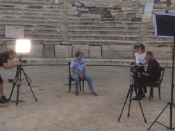 Στο Αρχαίο Θέατρο Λάρισας ο Γκόραν Μπρέγκοβιτς – Γυρίσματα για το CNN Creece