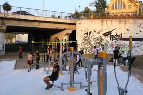  Έρχονται και αναψυκτήρια στις όχθες του Πηνειού - Σε χρήση το νέο υπαίθριο γυμναστήριο 