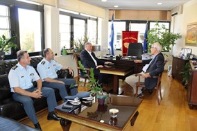 Στο Δημαρχείο της Λάρισας ο Αρχηγός της Ελληνικής Αστυνομίας