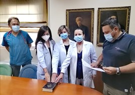 Τρεις νέοι γιατροί ορκίστηκαν στο Γενικό Νοσοκομείο Λάρισας