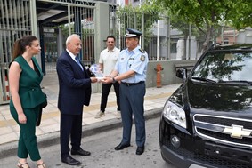 Δωρεά οχήματος στη Διεύθυνση Αστυνομίας Λάρισας από τη "Soukos Robots"