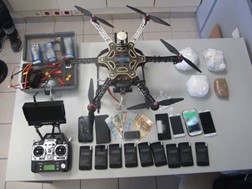 Ναρκωτικά και κινητά με Drone στις φυλακές της Λάρισας 