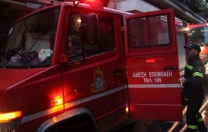 Φωτιά σε διαμέρισμα στη Λάρισα - Εγκαύματα υπέστη ο ιδιοκτήτης 