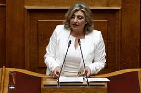 Ε. Λιακούλη: «Η πρόταση δυσπιστίας του ΣΥΡΙΖΑ, είναι …‘’μια τρύπα στο νερό’’»