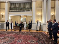 H Στέλλα Μπίζιου στην επίσημη επίσκεψη της προέδρου της Σλοβακίας 