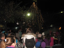 Άναψε το χριστουγεννιάτικο δέντρο στην τοπική κοινότητα Γόννων του Δ.Τεμπών