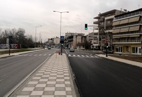 Στην κυκλοφορία η ανακατασκευασμένη οδός Αεροδρομίου και Γεωργιάδου 