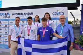 Λάρισα: Ενθαρρυντική εμφάνιση της Ελλάδας στο Μεσογειακό Κύπελλο Κολύμβησης