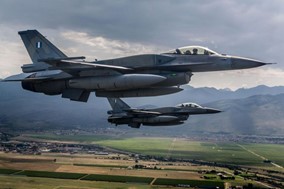 F-16 από την 337 Μοίρα Λάρισας στη Β. Μακεδονία - Προστατεύουν τον εναέριο χώρο