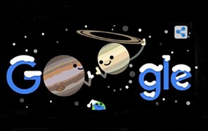 Το doodle της Google γιορτάζει την έναρξη του Χειμώνα και τη Μεγάλη Σύζευξη Δία – Κρόνου