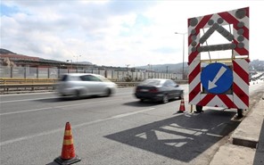 Kανονικά η κυκλοφορία στην εθνική οδό προς Αθήνα στο ύψος του Ευαγγελισμού