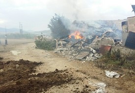 Καταστροφή από τη φωτιά σε μαντρί στον Αμπελώνα - Κάηκαν τουλάχιστον 100 πρόβατα 