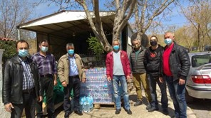 ΕΚΛ: Παράδοση ειδών πρώτης ανάγκης στους σεισμοπαθείς της Αμυγδαλέας-Κουτσόχερου
