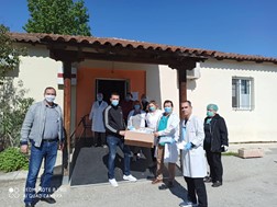 Υγειονομικό υλικό από την ΠΕΔ Θεσσαλίας στο Κέντρο Υγείας Τυρνάβου 