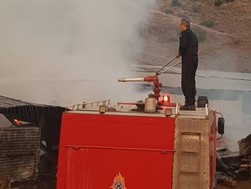Kάηκε ολοσχερώς ποιμνιοστάσιο στο Αργυροπούλι 