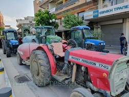 Στους δρόμους οι αγρότες του Δήμου Τυρνάβου