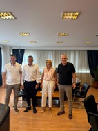 Εθιμοτυπική επίσκεψη Μαμάκου στη Γραμματέα της Αποκεντρωμένης Διοίκησης 