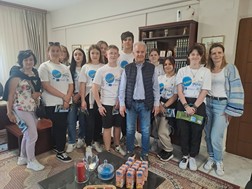 Αντιπροσωπεία μαθητών από την Πολωνία στον Δήμο Τεμπών