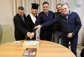 To νέο Συμβούλιο της Κοινότητας Γιάννουλης έκοψε την πίτα του (φωτο)