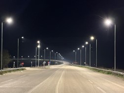 Περιφέρεια Θεσσαλίας: Τοποθέτησε νέα φωτιστικά τύπου LED στον κόμβο του Σταυρού Φαρσάλων