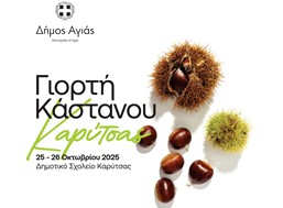 Έρχονται οι Γιορτές Κάστανου στον Δήμο Αγιάς