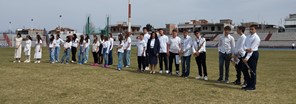 Ανάκρουση Εθνικού και Ολυμπιακού Ύμνου από μαθητές του Μουσικού Σχολείου Λάρισας