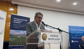 Εσκίογλου στην υπογραφή του αρδευτικού Υπέρειας – Ορφανών: «Νέα εποχή για την αγροτική ανάπτυξη των Φαρσάλων»