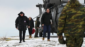 Στον Όλυμπο ο Νίκος Δένδιας - Παρακολούθησε επίδειξη συστημάτων drones
