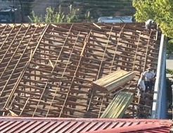 Αποκαθίσταται η στέγη στο Γυμναστήριο του 5ου Γυμνασίου - Λυκείου Λάρισας 