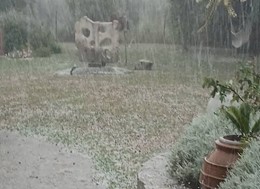 Eντονη χαλαζόπτωση στην περιοχή της Ελασσόνας - Ζημιές σε καλλιέργειες 