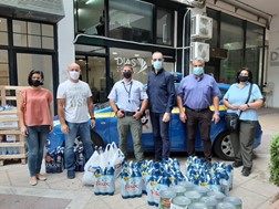 Δ. Λαρισαίων: Τρόφιμα από την Δημ. Αστυνομία στους πλημμυροπαθείς της Καρδίτσας 