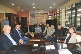 Συνάντηση Απ. Καλογιάννη – Ρ. Σβίγκου στο Δημαρχείο της Λάρισας