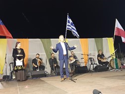 Ο Δήμαρχος Τεμπών Γ.Μανώλης στην 5η Χορευτική Συνάντηση Πολιτισμών στον Πυργετό