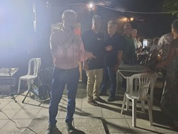 Ο Δήμαρχος Τεμπών Γιώργος Μανώλης σε Καστρί Λουτρό και Ελάτεια