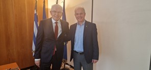 Mε τον πρόεδρο του ΕΛΓΑ συναντήθηκε ο Γιώργος Μανώλης