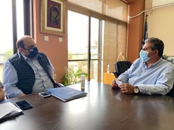 Με τον Δήμαρχο Φαρσάλων συναντήθηκε ο Γενικός Γραμματέας Οικονομικής Πολιτικής