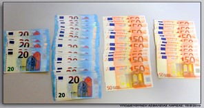 Τρεις συλλήψεις για πλαστά ευρώ σε Λάρισα και παράλια